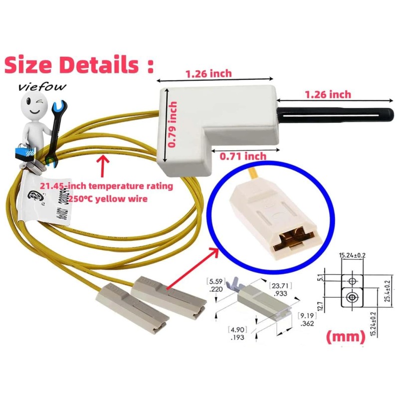 Viefow Pp200 Pp200sc Ha1000 Hot Surface Igniter For Desa Reddy