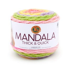 Lion Brand Yarn Mandala Thick & Quick yarn, Pinwheel