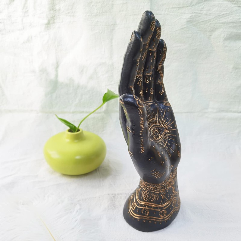 Palmistry Hand Resin Statue Telling Palm Reading, Ancient Mystical Palm