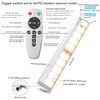 LDOPTO Under Cabinet Lights with Remote, Wireless LED Battery Operated