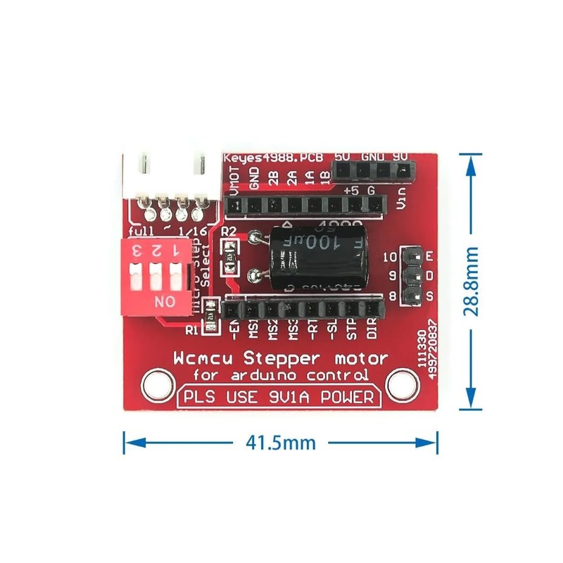 DollaTek 5 Pcs 3D Printer Stepper Motor Driver Control Extension