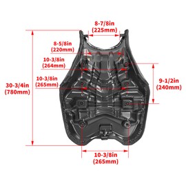 Kojem Seat Assembly Replacement Compatible with 2003-2022 Honda Rincon 650 TRX650 Rincon 680 TRX680 Replacement for 77100-HN8-760ZA Complete Seat Replacement