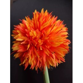 Nearly Natural Artificial 26" allium stem ORANGE