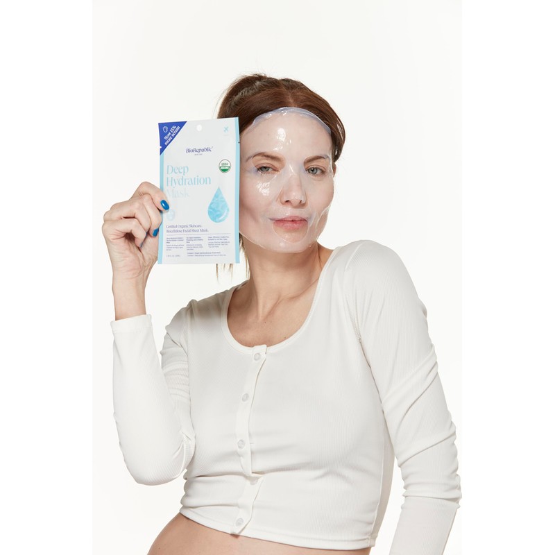 BIOREPUBLIC Deep Hydration Facial Sheet Mask, 1.08 FZ