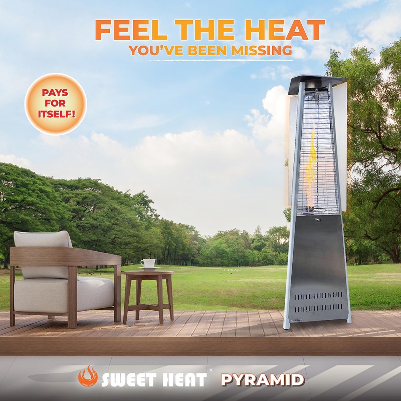 Sweet Heat Directional Reflectors for Patio Heaters for Pyramid and