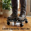 Goaste Cast Iron Plant Caddy, 11" Heavy Duty Plant Stand,
