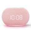 Reacher Auto Dimmable Sound Machine Alarm Clock with Night Lights,