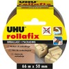 UHU Rollafix Packing Tape, Brown, 66 m x 50 mm