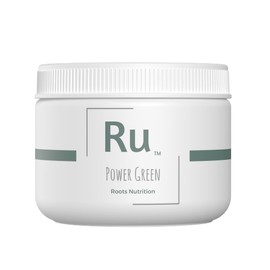 Roots Nutrition Power Green Super Food (30 Day Supply). Five Servings of Vegetables in one Scoop. Includes: Spirulina, Theobroma Cacao, Horsetail Powder, Ginger Powder, Gingko Powder, and More.