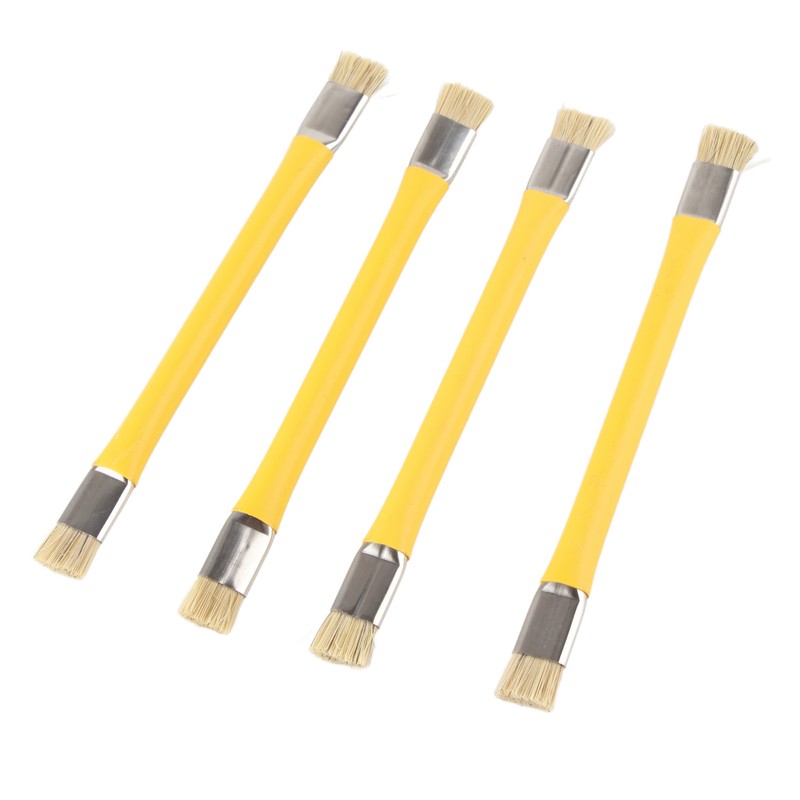 4PCS Double Heads Anti‑Static Hard Brush Mobile Phone Repairing Soldering