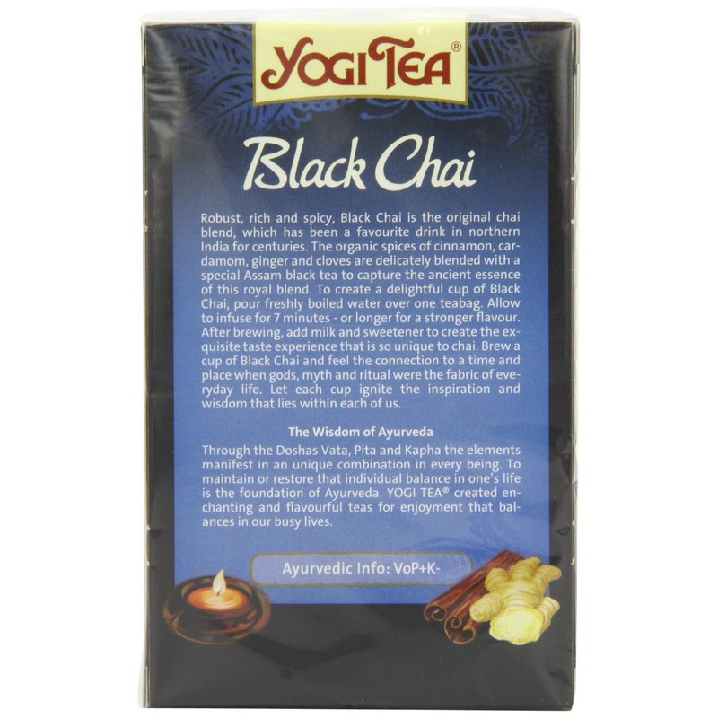 (Pack Of 12) - Organic Black Chai Tea | YOGI