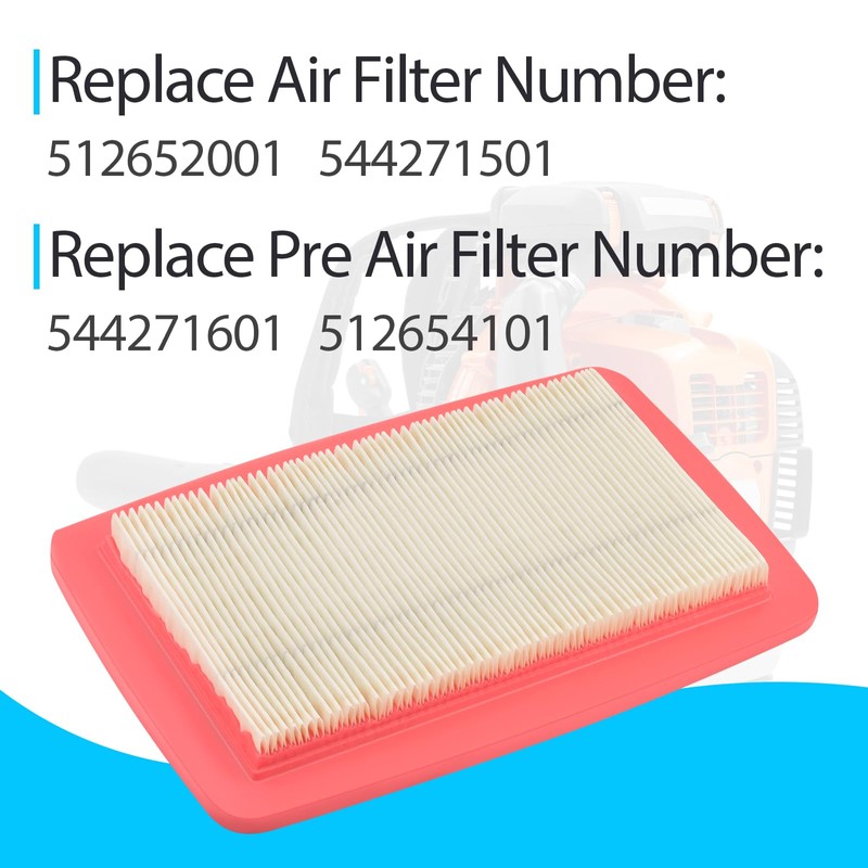 Air Filter Tune Up Kit Replace 544271501 512654101 Compatible with