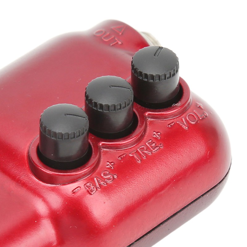 Guitar Pre Amplifier Mini Preamp 6.35mm Plug for Acoustic Guitars