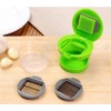 KOMUNJ Stainless Steel Ginger and Garlic Juicer and Slicer, Garlic