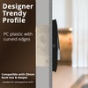 Trendi Modern 1 Gang 1 or 2 Way Screwless Rocker