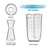 4 pcs Clear Cocktail Shaker Set 2 pcs Plastic bar