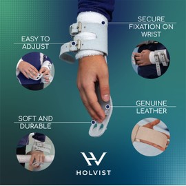 HOLVIST Gymnastics Grips | Double Buckle Grips for Girls 7-9 | Gymnastics Grips for Girls 10-12 | Womens Gymnastics Hand Grips | Gymnastic Training Wristbands Grip for Youth, Toddler and Adults (1)