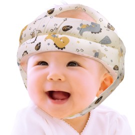 Little Rex Baby Helmet, Cushion, Cheerful Color, Anti-Cock, Helmet, Baby Head Cushion, Baby Head Guard, Mesh Breathable (Smart Color)