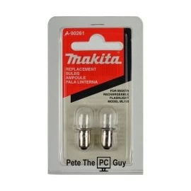 Makita A-90261 18-Volt Repalcement Flashlight Bulbs for ML180 Flashlights - 2 per Package