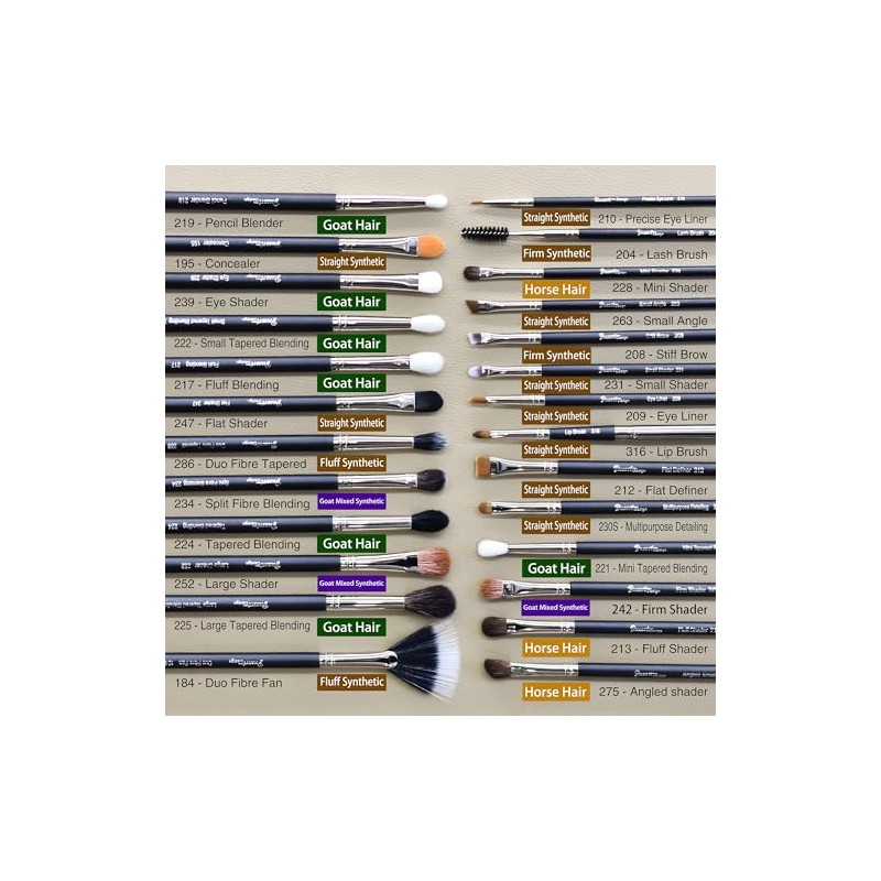 BUEART DESIGN - Juego de 42 brochas de maquillaje con