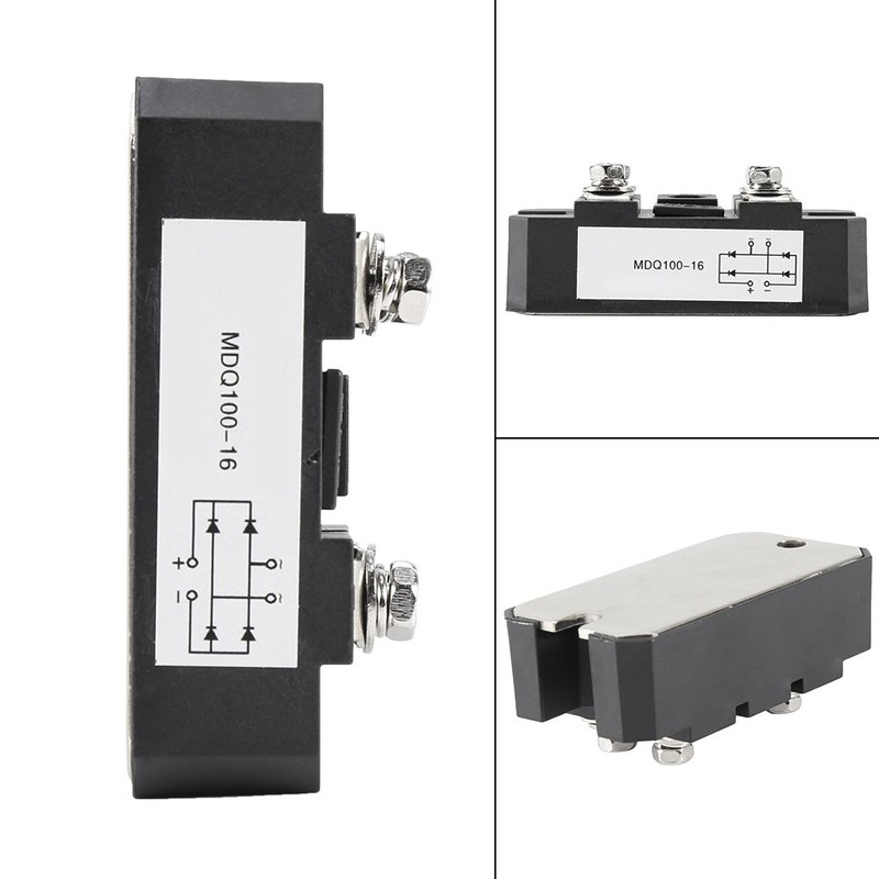 100A 1600V Single-Phase Diode Bridge Rectifier Module High Power 4