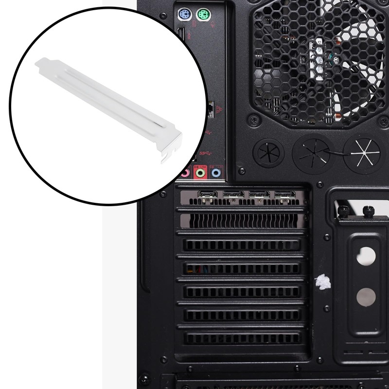OTOTEC 6X PC Standard PCI Bracket Expansion Computer Back Slot