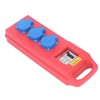 Portable Socket Box 3 Position 3 Hole Outlet IP54 Mobile