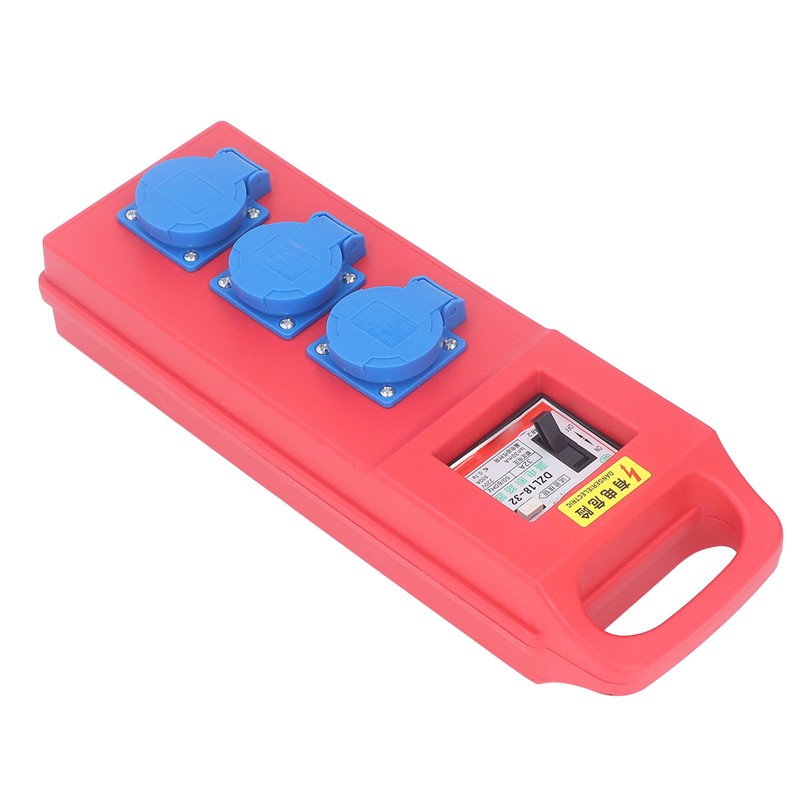 Portable Socket Box 3 Position 3 Hole Outlet IP54 Mobile