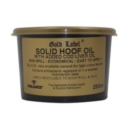 Gold Label - Solid Hoof Oil Black x 250 Ml