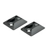 VanEssential Venture L-Track Single Stud Mount Gray - 2 Pack