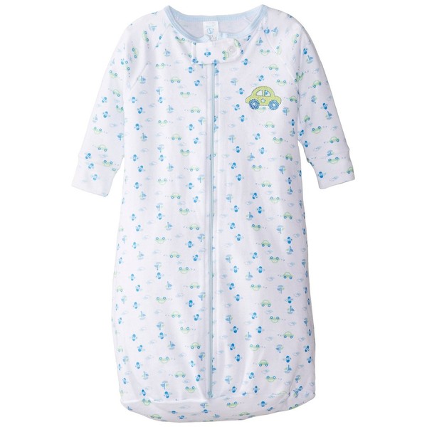 Spasilk Baby-Boys Newborn 100% Cotton Sleep Bag Sack, Green Car,