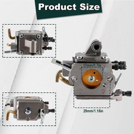 ZAMDOE 1137-120-0650 Carburetor for Stihl MS192 MS192C MS192C-E MS192C-E Z MS192T MS192TC Powered Chainsaw Carb Replace for Zama C1Q-S258 11371200650 with Spark Plug Gaskets Air filter