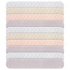 Toulite 10 Pcs Cotton Bra Liners 3 Layer Rectangle Under