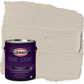 Glidden Exterior Paint + Primer: Greige/Synchronicity, One Coat, Satin, 1-Gallon