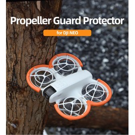 Propeller Guard Protector for DJI Neo, Protective Bumper Anti-Collision Shockproof Prop Protector for DJI Neo Fly More Combo Accessories (Gray)