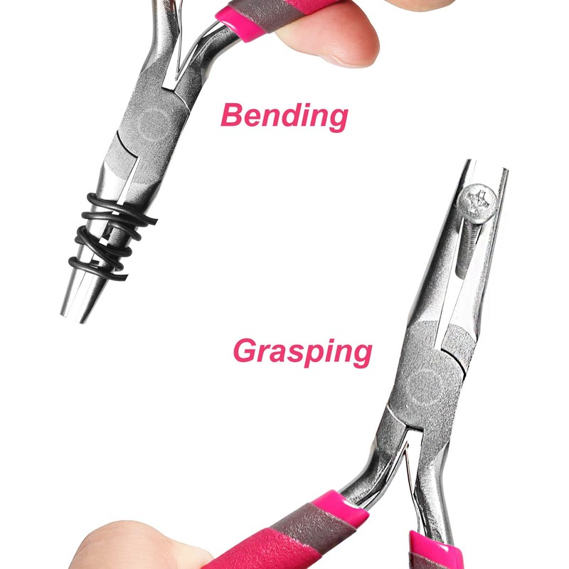 SPEEDWOX 6 Inch Needle Nose Pliers Smooth Jaws Long Nose
