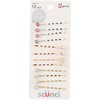 Scunci Real Style Bobby Pins, Assorted Metal Tones, 12 Count