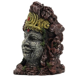 iplusmile Aquarium Buddha Statue Resin Decor Imitation Buddha Ornament for Fish Tanks Garden and Home Unique Retro Craft for Aquatic Animals and Beautiful Decoration