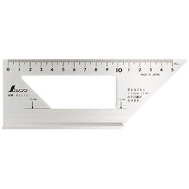 Shinwa Sokutei 62113 One-Stop Ruler, Aluminum, 6 Pieces
