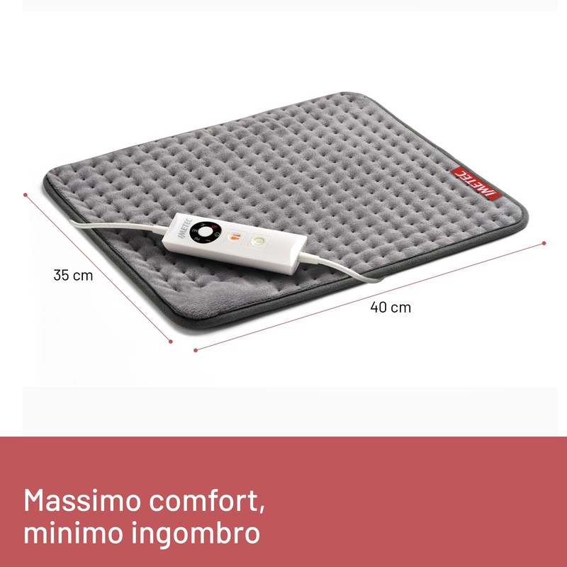 Imetec Intellisense Essential, Termoforo Multiuso, Cuscino Termico, 40x35 cm, Tessuto