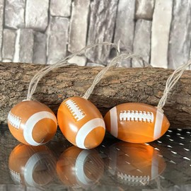 YEAMAR Football Lights String 20 LED 14Ft Battery Powered for Boy's Room Decor,Ball Sport Theme Party Decorative Lights,Birthday Decorations,Football Lovers Gift(8Mode)