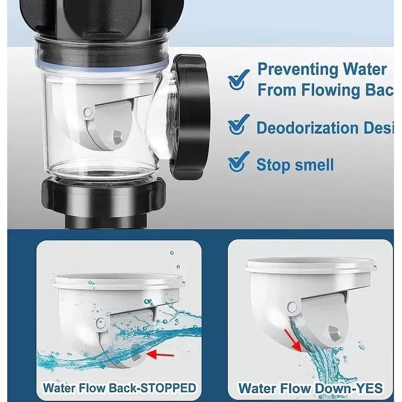Asllosce Bathroom Sink Drain Kit with Flexible Expandable P-Trap Sink