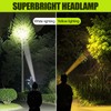Yongkist Super Bright Rechargeable LED Headlamp, High Lumen Waterproof Head