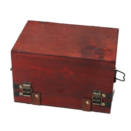 RDEXP 22x14.5x14cm Vintage Decorative Home Storage Trunk Storage Box Treasure Chest