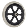 Wheelchair Wheel 8in PU Walker Caster Replacement Skidproof with Ball