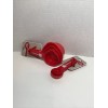 Betty Crocker 8pcs combination set of measuring cups And spoons-Red-New