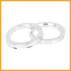 Partuto 4pcs 73.1 to 57.1 mm Aluminium Alloy Car Hub