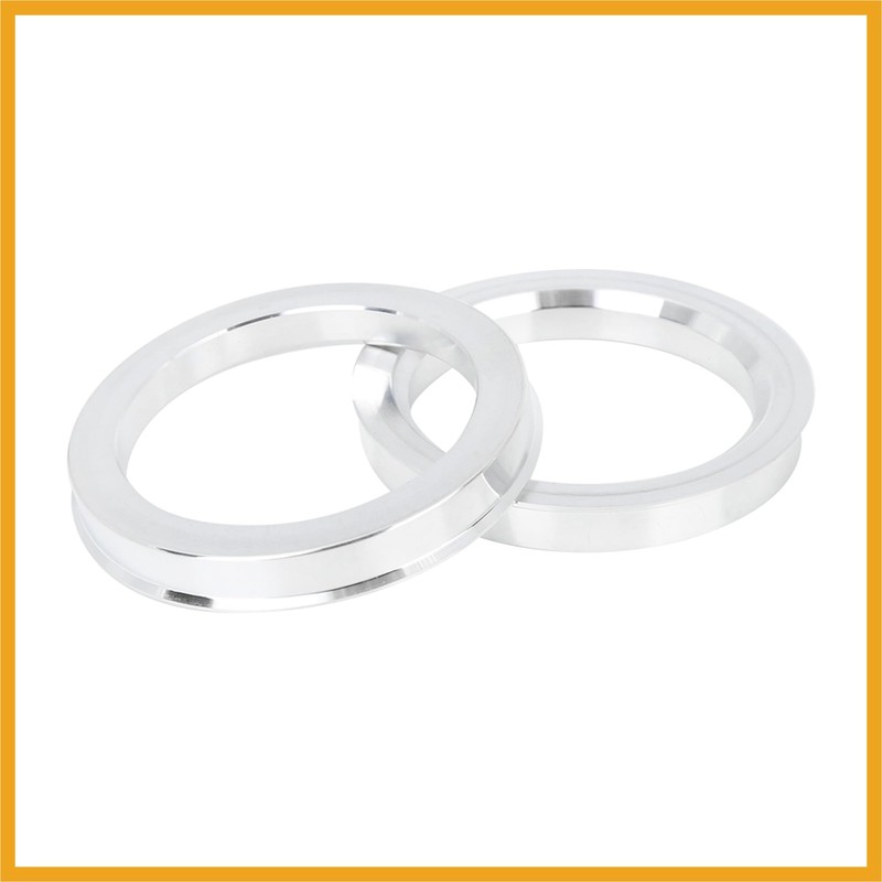 Partuto 4pcs 73.1 to 57.1 mm Aluminium Alloy Car Hub