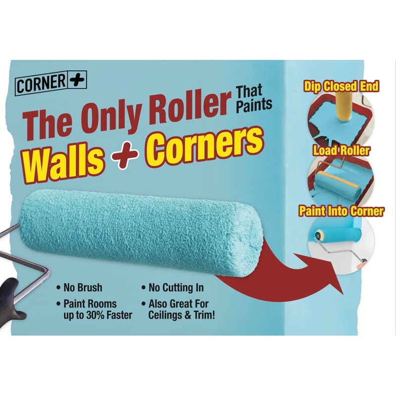 Starke Llc Paint Roller Cover, Microfiber, 9 x 1/2-In. Nap