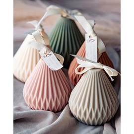 SENCCO Silicone Candle Molds, 3D Silicone Molds for Candle Making, Odorless, Colorless, BPA Free, Silicone Molds for Candle, Wax, Resin, soap, Clay, Chocolate etc